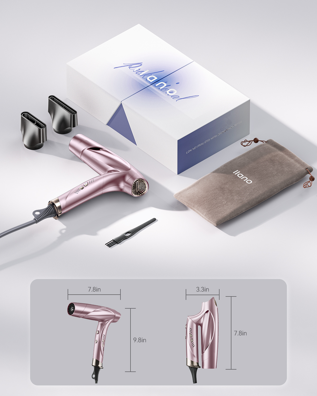 Ion Neutralizing High-Speed Hair Dryer